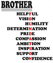 Load image into Gallery viewer, FOUNDATION (Male) Word Art