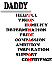 Load image into Gallery viewer, FOUNDATION (Male) Word Art