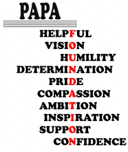 Load image into Gallery viewer, FOUNDATION (Male) Word Art