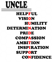 Load image into Gallery viewer, FOUNDATION (Male) Word Art