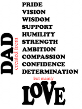 Load image into Gallery viewer, MADE WITH (Male) Word Art