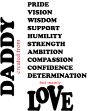 Load image into Gallery viewer, MADE WITH (Male) Word Art